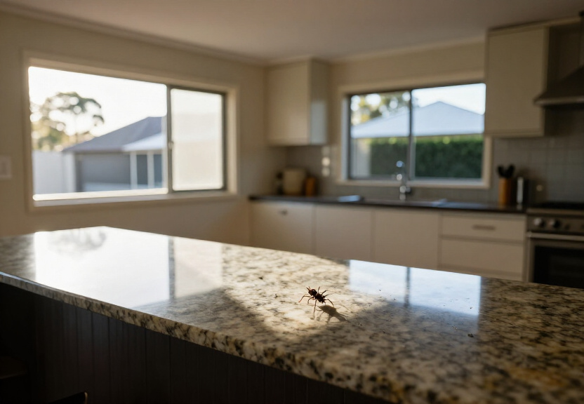 Ant-free kitchen in Glenhaven after treatment